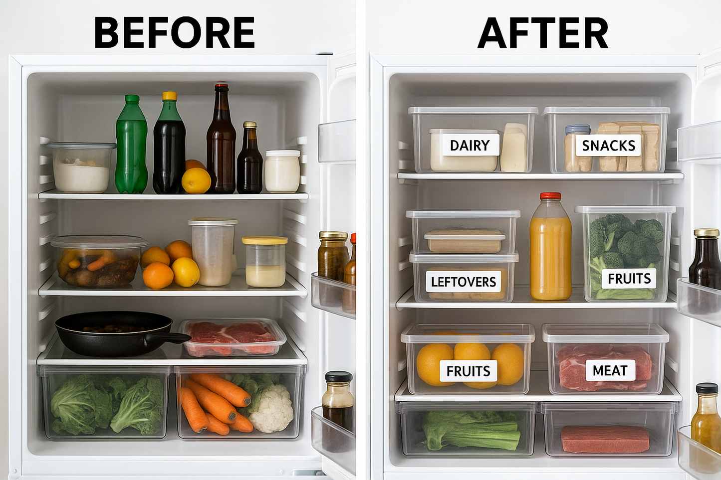 Smart Fridge Organization – The Complete Guide to Save Space, Money & Keep Food Fresh