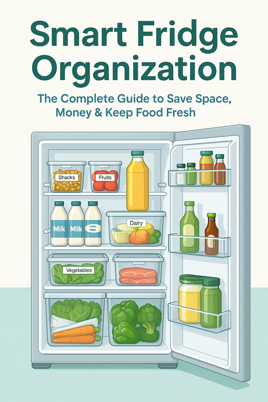 Smart Fridge Organization – The Complete Guide to Save Space, Money & Keep Food Fresh